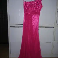 لباس مجلسی نو پارچه خارجی سایز ۳۸اندامی ماکسی بلند