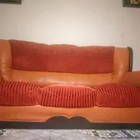 مبل کار کرده و میز عسلی کار کرده قیمت‌ توافقی.|مبلمان خانگی و میز عسلی|قزوین, |دیوار