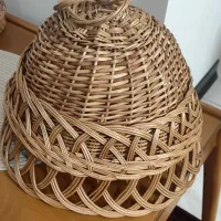 دو عدد لوستر حصیری|لوستر و چراغ آویز|لنگرود, |دیوار