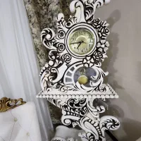 ساعت ایستاده دو تیکه