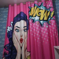 پرده و فرش یه ست زیبا برای اتاق کودک