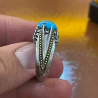 انگشتر فیروزه مصور علی اصل نیشابور فروش فوری|جواهرات|ری, شهرری|دیوار