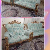 مبدل استیل ۷ نفره   با میز و عسلی|مبلمان خانگی و میز عسلی|تهران, علم و صنعت|دیوار