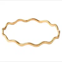 النگو زیک زاک طلای 18عیار سایز 1