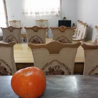 مبلمان ومیز نهار خوری ۸نفره چوب گردو ورق طلا|مبلمان خانگی و میز عسلی|رودهن, |دیوار