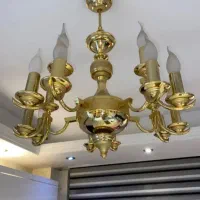 خریداروفروش  لوستر برنزی وآبکاری وبرنجی وغیره