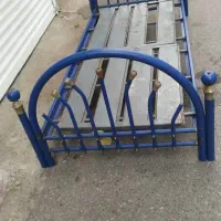 تخت فلزی تک نفره با تشک|تخت و سرویس خواب|رشت, خرسندی|دیوار