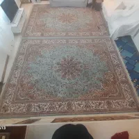 فروش دوعدد فرش فیروزه ای 700شانه تراکم 2550|فرش|مهاباد (آذربایجان غربی), |دیوار