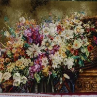 تابلو فرش دستبافت سبد واژگون