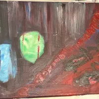 نقاشی رنگ روغن دو عدد