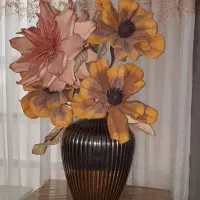 گل باگلدان رومیزی زیبا
