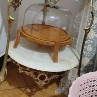 ویترین ساعت .میز سماور .