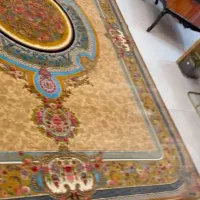 فرش 12متری ابریشمی دستبافت نما