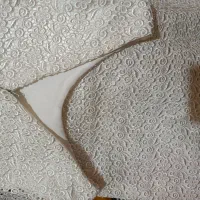 پیرهن گیپور سفید نونو|لباس|بروجرد, |دیوار