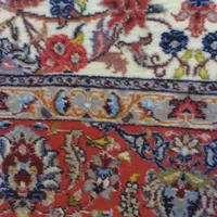 قالی نیمه کاره ذرع ونیم چله ابریشم