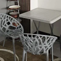 میز و صندلی چوبی و پلاستیکی تاشو