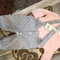کیسه خواب و ست سرهم کلاه نوزادی در حد