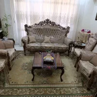 مبلمان کلاسیک ۹نفره همراه با جلو مبلی و عسلی|مبلمان خانگی و میز عسلی|اهواز, کوی ملی راه|دیوار