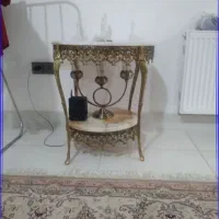 میزخاطره بوفه و ساعت برنز ست واصل تو عکسم مشخصه|بوفه، ویترین، کنسول|کرمانشاه, |دیوار