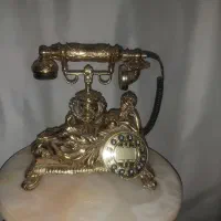 تلفن برنجی در حد نو