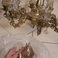 لوستر برنز|لوستر و چراغ آویز|تهران, گلستان (شهرک راه آهن)|دیوار
