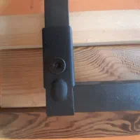 بست فلزی رگال و طبقات چوب وفلز