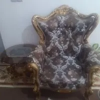 مبل سلطنتی ۷نفره تمام استیل ویک میز نهارخوری ۲نفره|مبلمان خانگی و میز عسلی|رباط‌کریم, |دیوار