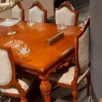 مبلمان کلاسیک و میز نهار خوری
