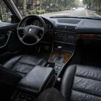 BMW E34 مشکی متالیک اصالت آلمانی، وقار کلاسیک