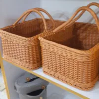 سبدهای بافتی دسته دار اک