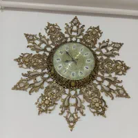 ساعت ومیزتلفن برنز