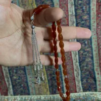 تسبیح عقیق سرخ (کارنلیان) ساخت ترکیه