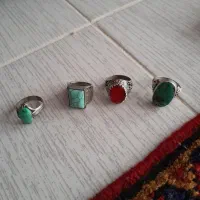 چها ر انگشتر قدیمی