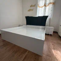 سرویس خواب  دو نفره تمام MDF سفید