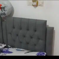 تخت دونفره همراه میز آرایش و فایل و پاتختی