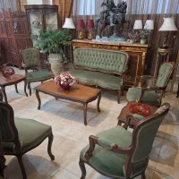 سرویس مبل ونهارخوری مدل دوگل آنتییک|مبلمان خانگی و میز عسلی|تهران, سوهانک|دیوار