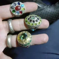 انگشتر های فاخر قدیمی نقره