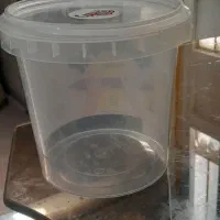 سطل یک کیلویی با درب محکم