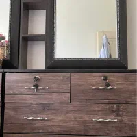 دراور پنج کشو آینه و دکور دار|جاکفشی، کمد، دراور|کیش, |دیوار