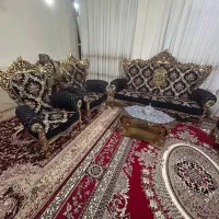 مبل ۹نفره درحدنو وتمیز|مبلمان خانگی و میز عسلی|آباده, |دیوار