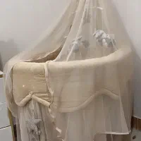 تخت کودک و نی نی لای لای برقی|اسباب و اثاث بچه|خرمشهر, |دیوار