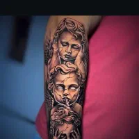 تتو بدن بسیار حرفه ای و با کیفیت