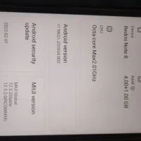 گوشی شیائومی نوت 8|موبایل|اهواز, نادری|دیوار