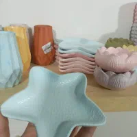 جا شمعی  گلدان دکوری تزئینی گل|بدلیجات|سبزوار, گلشن|دیوار