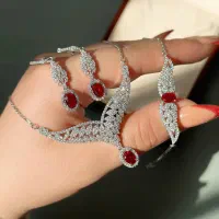 سرویس نقره یاقوت سرخ-چشمگیر تلالو زیبایی۹۲۰۳-۵۲۰