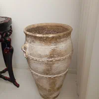 گلدان سفالی پتینه همدان طول۷۰ نو