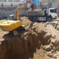 خاکبرداری گودبرداری بیل مکانیکی بابکت تخریب ضایعات