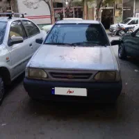 پراید نقره‌ای مدل ۸۴ گاز مایع