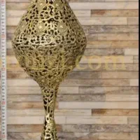 دوعددلوستر طلایی  معاوضه باگلدان برنز یک متری