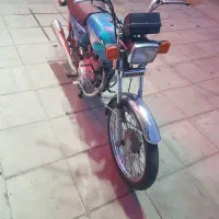 موتور سیکلت پلاک قدیم ۱۲۵ مدل ۱۳۶۲ سی جی ژاپن